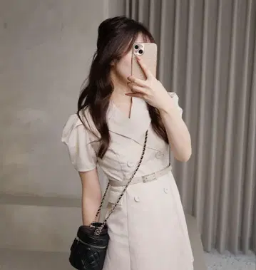 LIP SERVICE 사이드 플리츠 2way 자켓 op