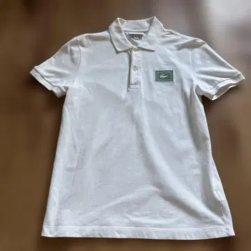 남성용 LACOSTE 라코스테 슬림핏 레터 그래픽 피케 셔츠