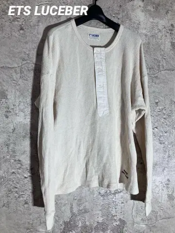 ETS LUCEBER 헨리넥 와플 서멀 다케오 키쿠치 아이보리