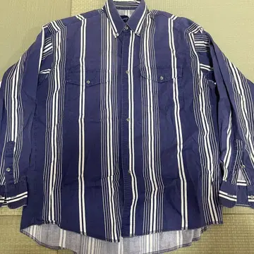 70s 랭글러 wrangler 긴팔 셔츠 스트라이프 L 사이즈