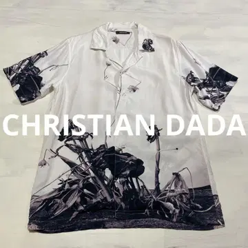 CHRISTIAN DADA 오픈 카라 셔츠 알로하 셔츠 48