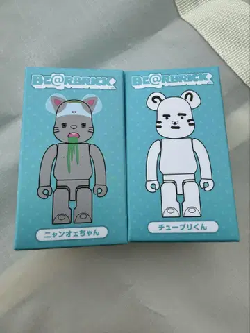 즉완품 아노짱 BE@RBRICK 냥오에짱 츄프리군 세트