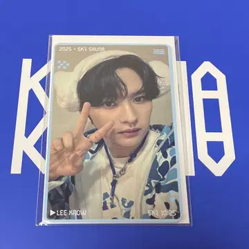 straykids 스키즈 POPUP 사우나 혜택 트레이딩 카드 리노