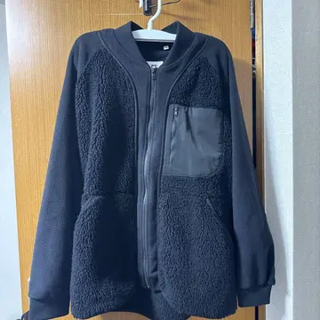 UNIQLO 플리스 자켓 블랙