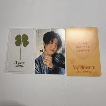 pleasure TREASURE 도영 트레이딩 카드 클로버 popup