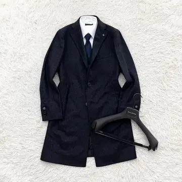 [새상품급] TAGLIATORE 그레이 헤링본 체스터 코트 사이즈 44