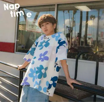 Naptime 플라워 프린트 T셔츠 Nissy