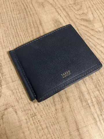 다케오 키쿠치 머니클립 네이비