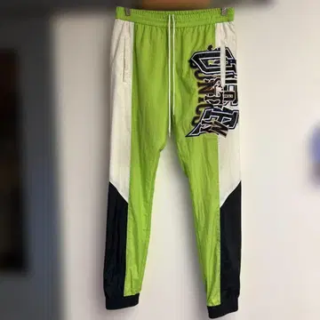 더블렛 카오스 자수 나일론 트랙 팬츠 18SS