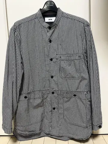 UNFRM OUTDOOR STANDARD 긴팔 셔츠 체크 밴드 카라