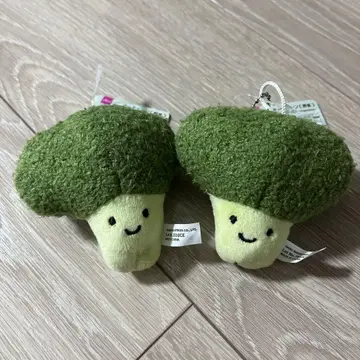 다이소 키체인 채소 브로콜리