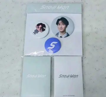SnowMan 와타나베 쇼타 캔뱃지 세트 & 사진 팩 A B
