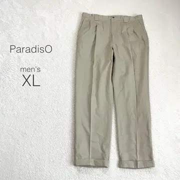 [ 파라디조 ] 치노 팬츠 턱 골프웨어 면100 무지 빅 사이즈