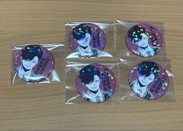 하이큐 캔 배지 쿠로오 테츠로 5개 세트 어른ver.