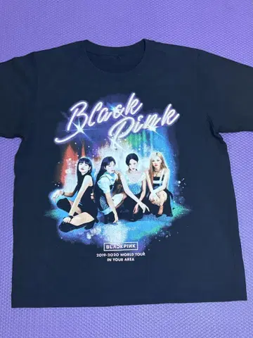 BLACKPINK 2019-2020 월드 투어 티셔츠 S 사이즈