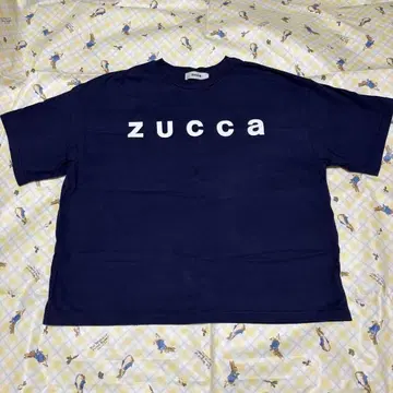 ZUCCA 주카 로고 T셔츠 네이비
