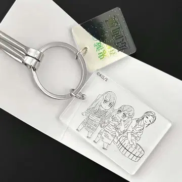 귀멸의 칼날 원화전 귀멸의 칼날 클리어 베이스 키링 토키토 무이치로