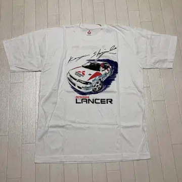 90s 미쓰비시 모터스 레이서 T셔츠 시노즈카 켄지 95년 인도네시아
