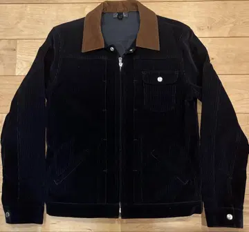 A.P.C. 코듀로이 자켓 S 다크 네이비