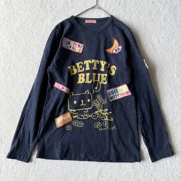BETTY'S BLUE 신지 와펜 에이미 티셔츠 M 네이비