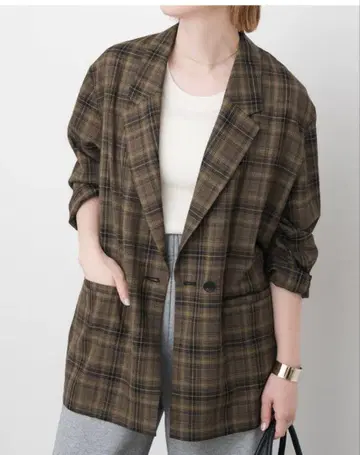 Spick & Span TW 시어 루즈 자켓