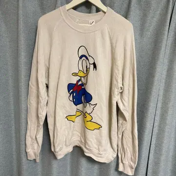 sportswear 도널드 덕 프린트 트레이닝복 베이지 디즈니