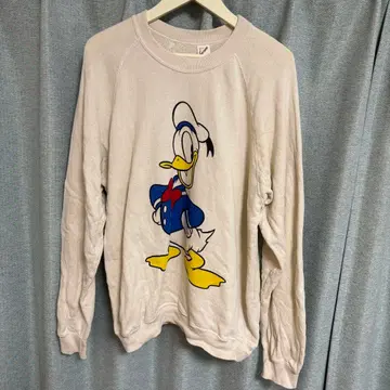 sportswear 도널드 덕 프린트 트레이닝복 베이지 디즈니
