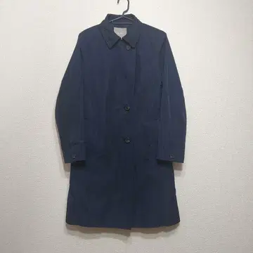네이비 트렌치코트 그레이 안감