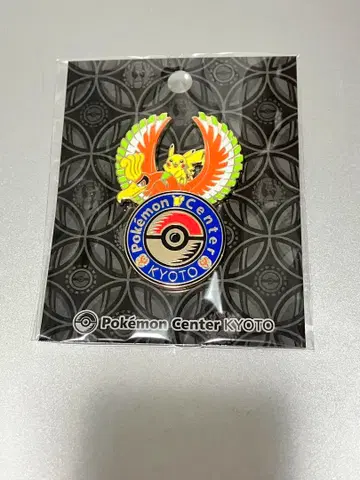 포켓몬 센터 한정판 로고 핀즈 교토 봉황