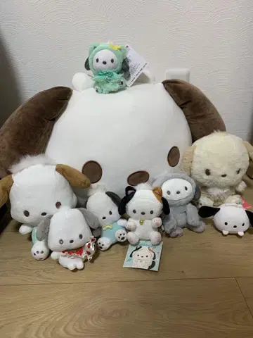 포차코 봉제 인형 일괄 판매 산리오 봉제 인형