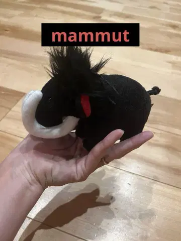 mammut 마무트 인형 봉제 인형 맘모스