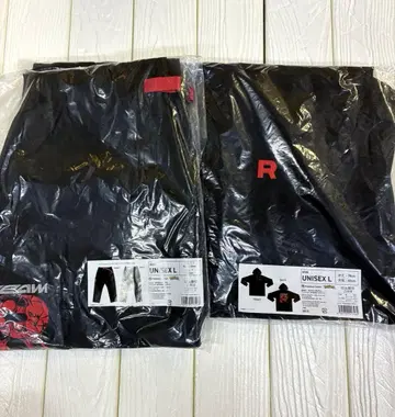 Team Rocket UNISEX 로켓단 후드티 L 팬츠 L 상하의 세트