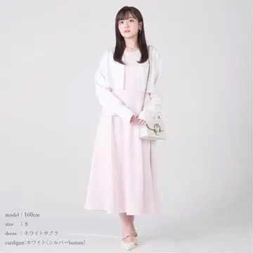 Sun Crush!UV dress ~벚꽃~ 화이트 사쿠라 S 사이즈