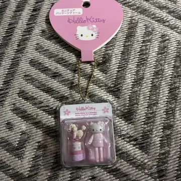 산리오 캐릭터즈 미니어처 패키지 참 롱 레그 키티