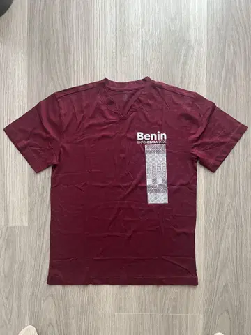 Benin EXPO OSAKA 2025 티셔츠 와인색 L 사이즈 새상품