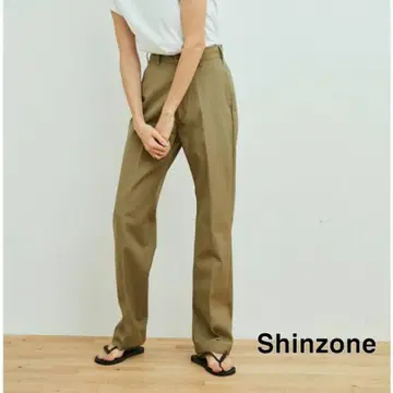 THE SHINZONE WASHED HIGH WAIST CHINO