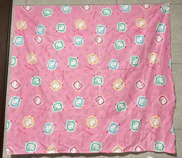 키티 얼굴 꽃 라미네이티드 원단 헤이세이 레트로 산리오 헬로키티 레어