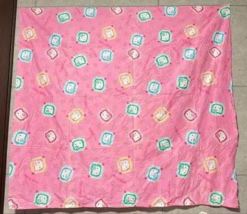 키티 얼굴 꽃 라미네이티드 원단 헤이세이 레트로 산리오 헬로키티 레어