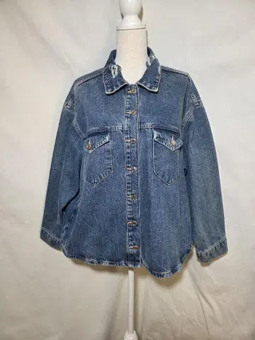 ZARA 오버 사이즈 데님 자켓 S