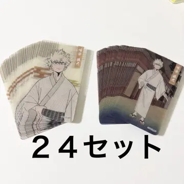히로아카 메모리얼 클리어 카드 바쿠고 카츠키 24장 세트