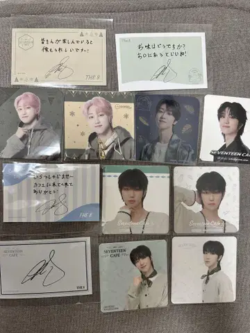 SEVENTEEN 민하오 the8 카페 코스터 메세카