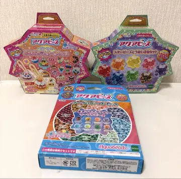 아쿠아비즈 별도 판매 세트 투명 비즈 마블 디저트 키트