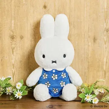 miffy 미피 복슬복슬 쉬폰 봉제 인형 Flower Dress