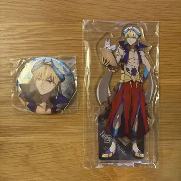 FGO 길가메쉬 아크릴 스탠드 캔뱃지 세트