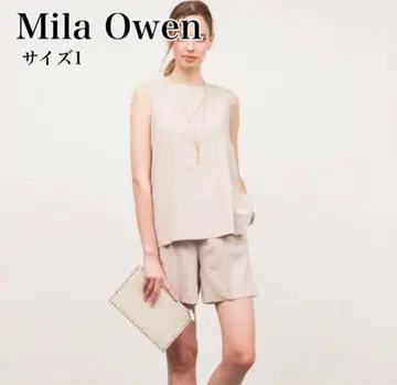 Mila Owen 미라 오웬 숏 기장 올인원 베이지 사이즈 1