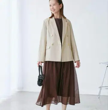 로페피크닉 카나파 골드 버튼 자켓 베이지 사이즈 L