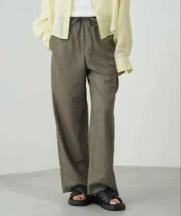 IENA 2024AW Pe 이지 팬츠 카키 40