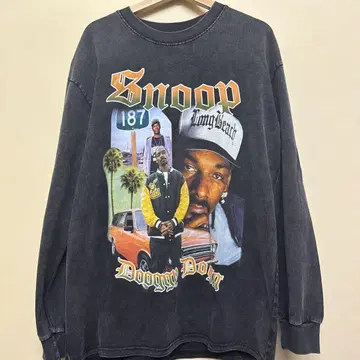 Snoop Dogg 그래픽 긴팔 셔츠 L