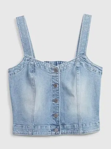 GAP 데님 뷔스티에 타이트 핏
