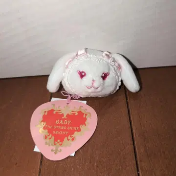 BABY 우사쿠먀쨩 클립 브로치 화이트
